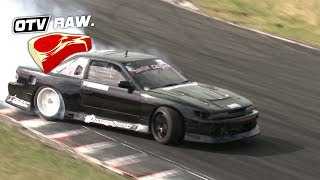 Stu Baker 15JZ Nissan S13  D1NZ Drifting R2 Manfeild 2017 [upl. by Morse232]