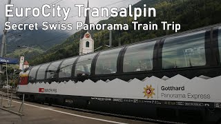 TRIP REPORT EuroCity Transalpin From Graz To Zurich By SBB First Class Panorama Coach Alpine Trip [upl. by Imik]