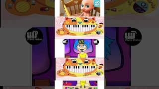 JOHNY YES PAPA Song Vs Joys Gone Crazy Song  On Cat 😸 Piano shorts [upl. by Choong]