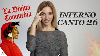 Canto XXVI Inferno di Dante spiegazione e analisi  Divina Commedia [upl. by Sualkin]