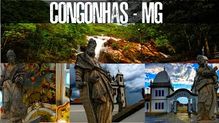 PONTOS TURÍSTICOS DE CONGONHAS MINAS GERAIS  O QUE FAZER EM CONGONHAS [upl. by Nageam]