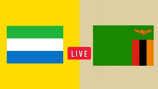 Zambia vs Sierra Leone live CAF Africa Cup of Nations live football match 2024 [upl. by Morissa]