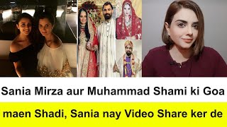 Sania Mirza aur Muhammad Shami ki Goa maen Shadi Sania nay Video Share ker de  Ms Spicy Review [upl. by Aryad]