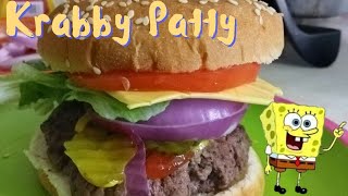 How to Make A Krabby Patty like SpongeBob [upl. by Aihsemaj]