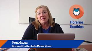 ¿Cómo es estudiar en el Mariano Moreno  Mirta Galvez Directora [upl. by Arrec]