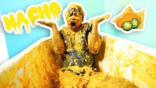 NACHO CHEESE BATH CHALLENGE [upl. by Figueroa]