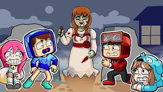 NOS ESCONDEMOS DA ANNABELLE 3  ESCONDEESCONDE MINECRAFT [upl. by Notyard849]