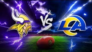 Vikings vs Rams Live PlayByPlay and Reaction [upl. by Ahseral]