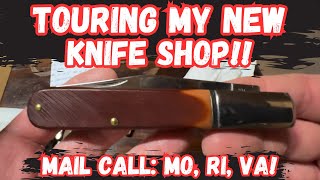 Touring My NEW Knife Shop amp Mail Call from Different States [upl. by Ilowell965]