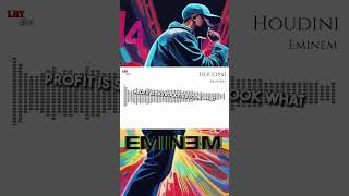 Houdini Lyrics  Eminem Album  the death of slim shady  shorts slimshady eminem eminemhoudini [upl. by Luahs]