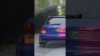 Nogaro Blue Audi RS4 B5 ASMR asmr dream classic audi quattro vintagecars dreamcar cartok [upl. by Nonnahsal959]