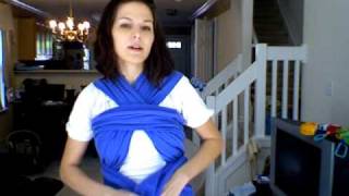 EASY Sleepywrap baby wrap Instructions [upl. by Volotta]