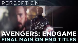 Marvel Studios Avengers Endgame Main On End Title Sequence [upl. by Eita]