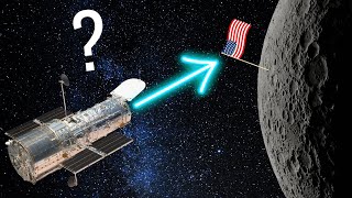 Why Cant Hubble See the Apollo Moon Flags shorts [upl. by Rutherford405]