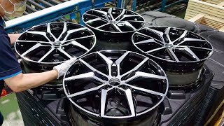 Modern Forged Aluminium Wheels Mass Production Process  鋁合金鍛造輪圈量產工藝  Taiwan Alloy Wheels Factory [upl. by Viva]