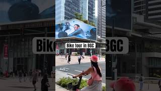 Let’s go for a bike tour around BGC bike bgctaguig manila biketour philippines citylife [upl. by Akselaw]