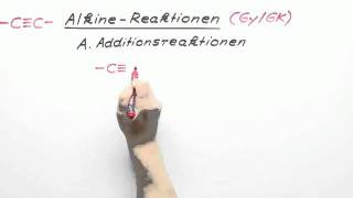 332 Alkine  Reaktionen GK  Chemie  Organische Chemie [upl. by Naic]