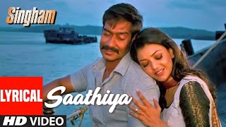 quotSaathiyaquot Singham Full Video Song by B Dey  Feat Ajay Devgan Kajal Aggarwal [upl. by Ainerbas]