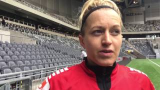 Janni Arnth Linköpings FC Danish WNT 22042017 [upl. by Radborne]