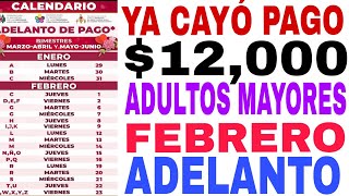 📆CALENDARIO📆 YA CAYÓ ADULTOS 12000 29 ENERO PAGOS BECAS AQUÍ [upl. by Nosirrag]