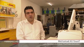 Syrer übernimmt Postfiliale in Erlangen [upl. by Hendrika78]