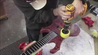 How to Build an Electric GuitarVideo 26  Wet Sanding and Buffing [upl. by Yk682]