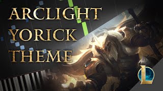 Arclight Yorick Theme  League of Legends MIDI Tutorial [upl. by Fabozzi]