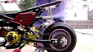 49cc CAG pocket bike with full upgrades running [upl. by Helsa]