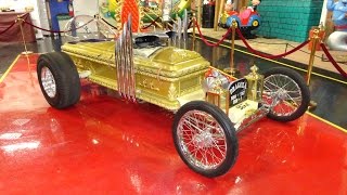 1964 The Munsters Dragula DragULA Coffin Car at Volo Auto Museum  My Car Story with Lou Costabile [upl. by Teyugn]