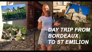 Day trip from Bordeaux to St Emilion  a beautiful UNESCO place in France [upl. by Tal750]