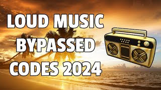 LOUD MUSIC BYPASSED Roblox Ids WORKING 2024 [upl. by Lebar]