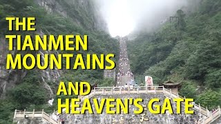 The Tianmen Mountains Heavens Gate and Glass Skywalk 天门山 [upl. by Latsyrc]