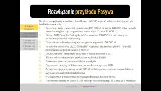 9b Rozwiązanie przykładu całościowego pasywa [upl. by Annert681]