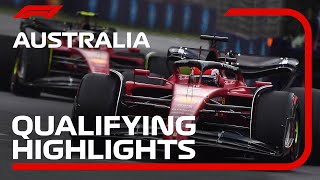 Qualifying Highlights  2022 Australian Grand Prix [upl. by Enuahs]