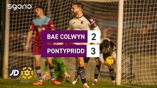 Uchafbwyntiau  Highlights Bae Colwyn 23 Pontypridd  JD Cymru Premier [upl. by Hyrup640]