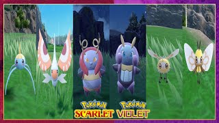 Pokemon Scarlet amp Violet SurskitMasquerainVolbeatIllumiseCutiefly amp Ribombee Locations [upl. by Helaine]