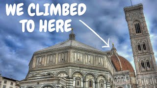 CLIMBING UP THE DUOMO IN FLORENCE  Cathedral Santa Maria del Fiore  Brunelleschi Dome [upl. by Petronille]