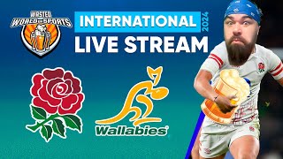 England vs Wallabies Live Stream  2024 Rugby International  1st Half [upl. by Shaylynn]