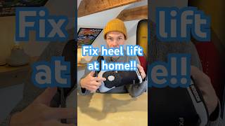 Fix heel lift in your snowboard boots snowboarding bestsnowboardadvice [upl. by Avlem]