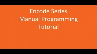 Schlage Encode Family Manual Lock Programming Tutorial [upl. by Arvie878]