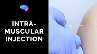 Intramuscular IM injection  OSCE Guide  UKMLA  CPSA [upl. by Radbourne]