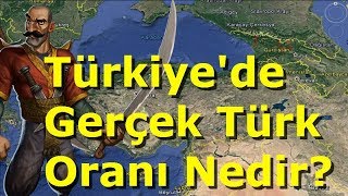 Türkiyede Gerçek Türk Oranı [upl. by Nnylatsyrc855]