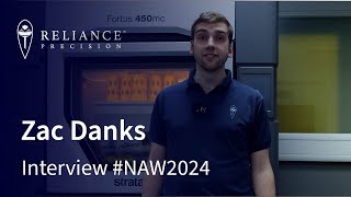 Interview with the Head of Component Production Engineering Zac Danks NAW2024 [upl. by Essirahc]