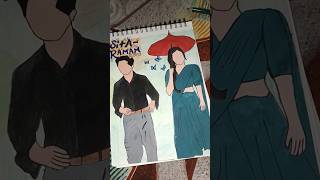 Part  2 Sita Ramam love song sitaramam movie drawing artwork [upl. by Buine]