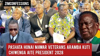 Pashata Honai MaWar Veterans Aramba Kuti Chiwenga Aite President 2028 [upl. by Ahtrim922]