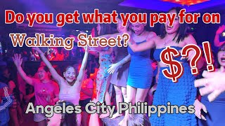 Angeles City Philippines 🇵🇭 Rare look inside Angeles City Bar on Walking Street Single at 40 [upl. by Peterec]