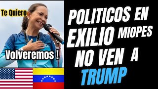 CORINA MACHADO  EJEMPLO PARA POLITICOS VENEZOLANOS EN EXILIO QUE SON MIOPES [upl. by Emanuele135]