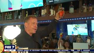 Dallas Cowboys legend Troy Aikman launches EIGHT beer in Austin  FOX 7 Austin [upl. by Ttenyl938]