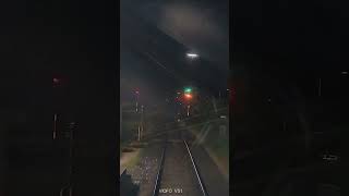 DASHCAM on the TRAIN Bringing a DIFFERENT perspective  dashcam dashcamvideos travel shorts [upl. by Dominus918]