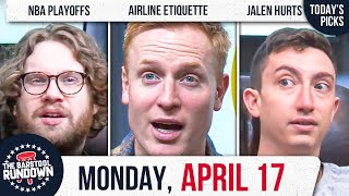 Pro Pitcher Creates Airline Etiquette Controversy  Barstool Rundown  April 17 2023 [upl. by Yrrab]